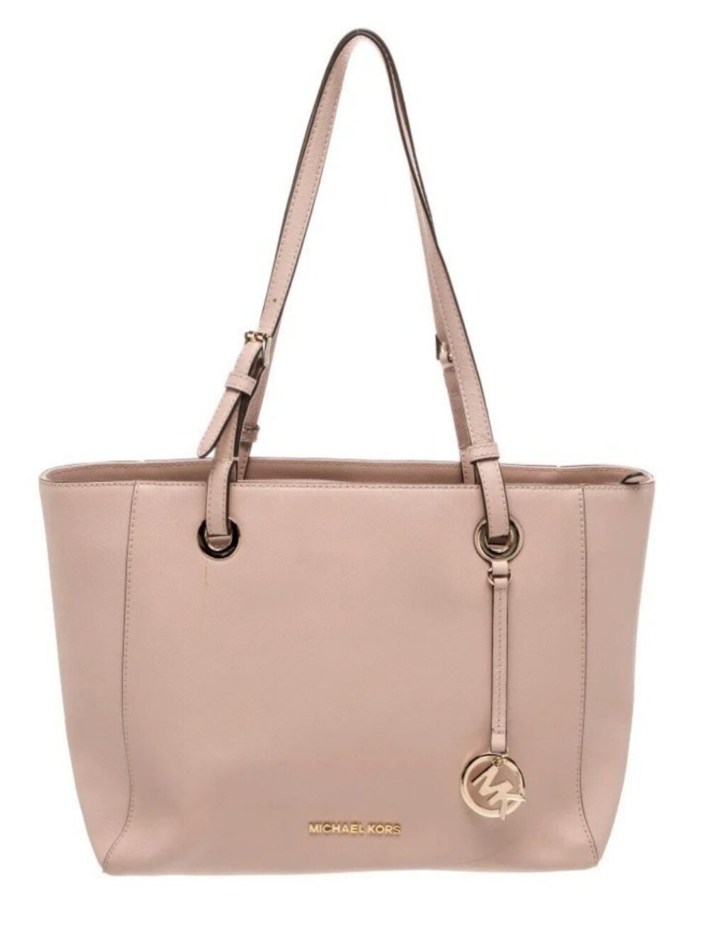 Michael Kors MD MF Walsh Tote Pink Ballet Leather Tote Bag